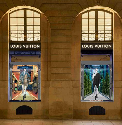 louis vuitton window display|louis vuitton postcard windows.